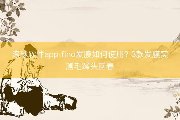 滚球软件app fino发膜如何使用? 3款发膜实测毛躁头回春