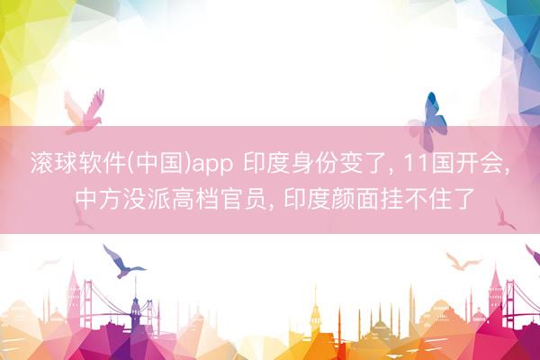 滚球软件(中国)app 印度身份变了, 11国开会, 中方没派高档官员, 印度颜面挂不住了