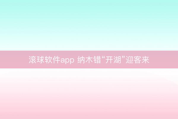 滚球软件app 纳木错“开湖”迎客来