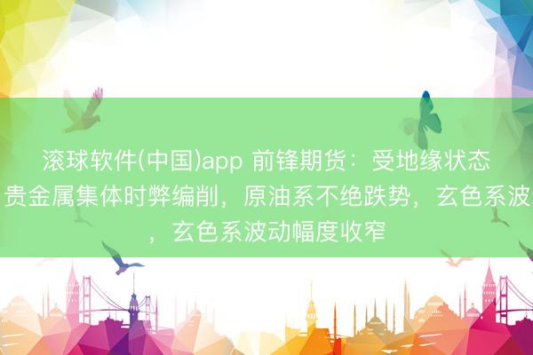 滚球软件(中国)app 前锋期货:受地缘状态反复影响:贵金属集体时弊编削,原油系不绝跌势,玄色系波动幅度收窄